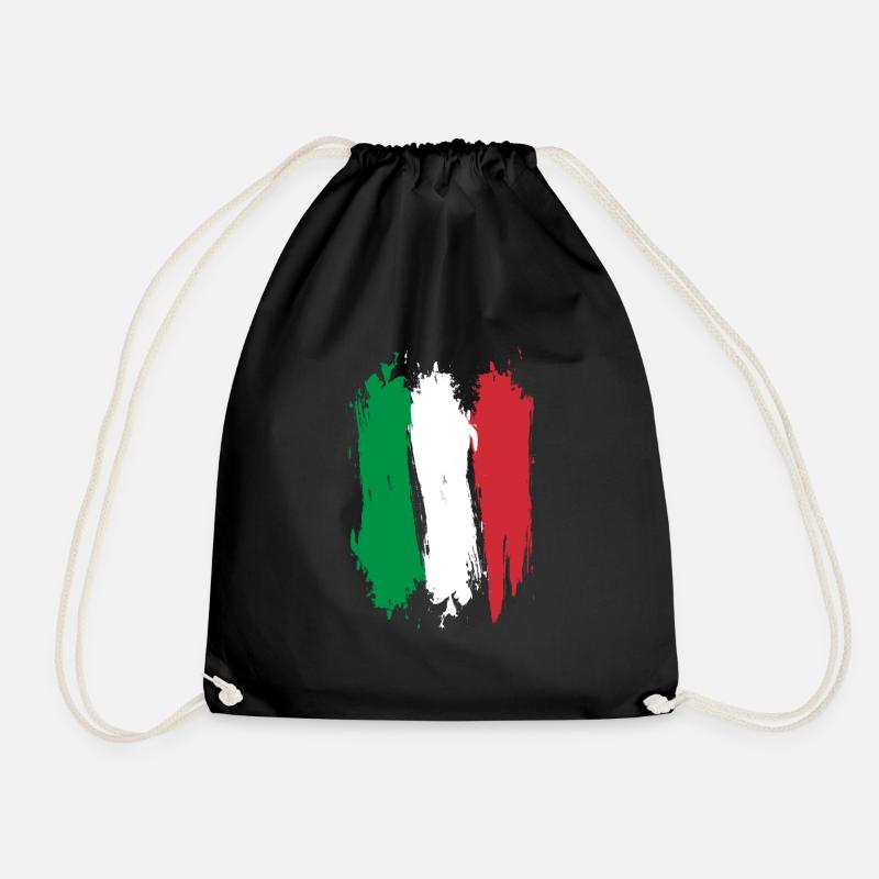 Italien - Turnbeutel - Schwarz