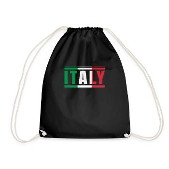 Italie - Sac de sport léger - noir - Devant