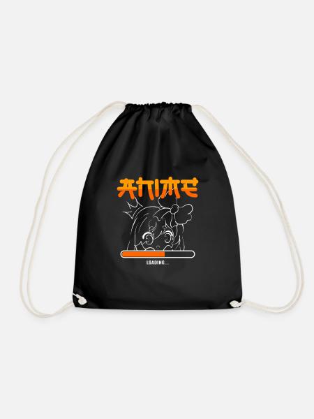 Anime - Turnbeutel - Schwarz