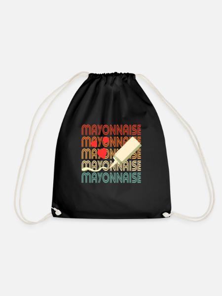 Liebe Mayonnaise Squeeze Geschenk - Turnbeutel - Schwarz