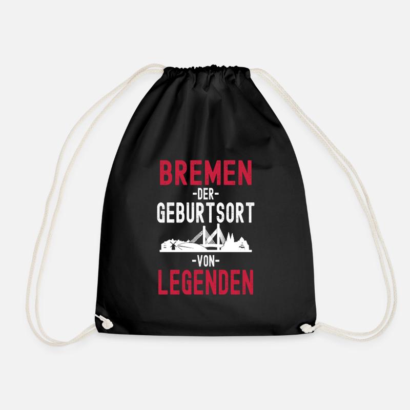 Bremen - Turnbeutel - Schwarz