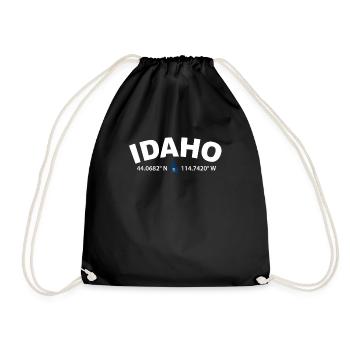Idaho - Turnbeutel - Schwarz - Vorne