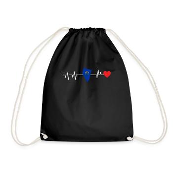 Nevada - Drawstring Bag - black - Front