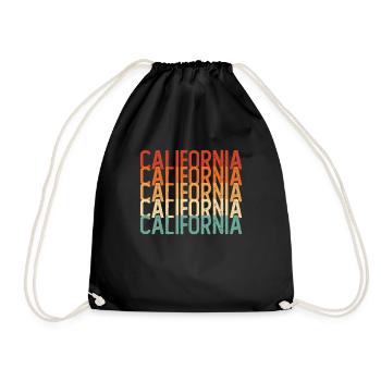 Californie - Sac de sport léger - noir - Devant