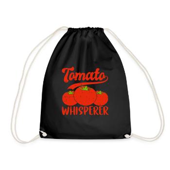 Tomate - Turnbeutel - Schwarz - Vorne