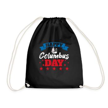 Christopher Columbus - Turnbeutel - Schwarz - Vorne