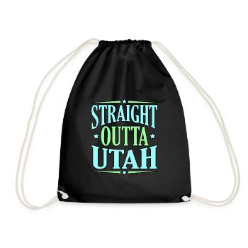 Cadeau d’aventure en Utah - Sac de sport léger - noir - Devant