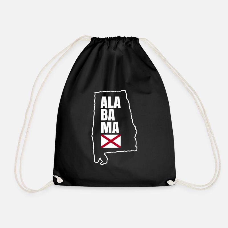 Cadeau de l’État de l’Alabama - Sac de sport léger - noir