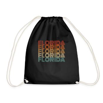 Cadeau de voyage en Floride - Sac de sport léger - noir - Devant