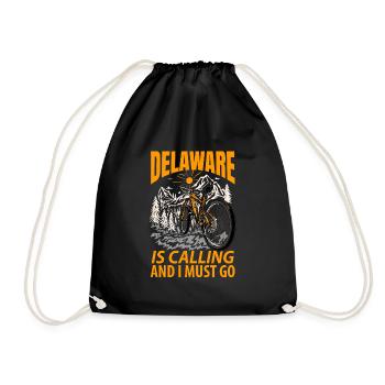 Delaware Cadeau aventureux - Sac de sport léger - noir - Devant