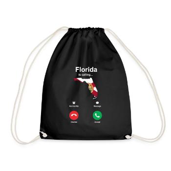 Visit Florida Gift - Drawstring Bag - black - Front