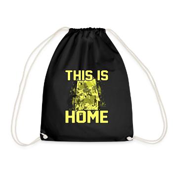 Home Alabama Gift - Drawstring Bag - black - Front