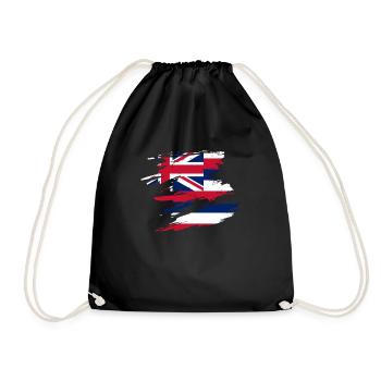Hawaï fier cadeau - Sac de sport léger - noir - Devant