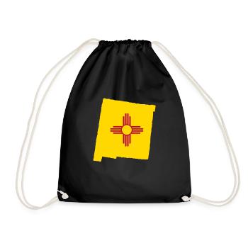 Beauté du nouveau-mexique cadeau - Sac de sport léger - noir - Devant