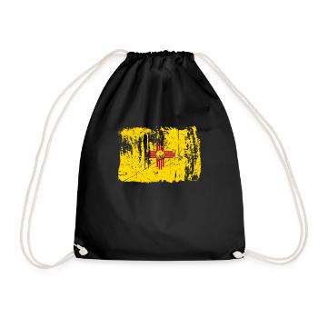 New Mexico Home Geschenk - Turnbeutel - Schwarz - Vorne