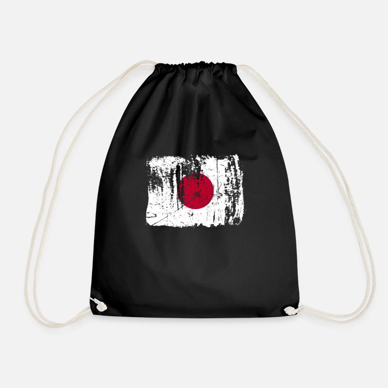 Japan-stolz-geschenk - Turnbeutel - Schwarz