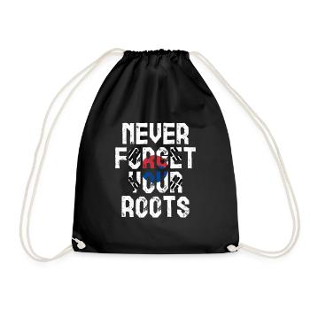 Roots South Korea Gift - Drawstring Bag - black - Front
