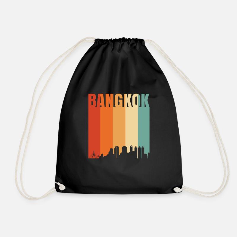 Bangkok - Turnbeutel - Schwarz