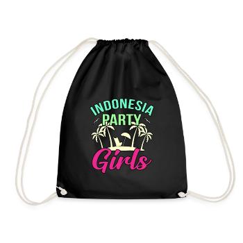 Indonésie - Sac de sport léger - noir - Devant