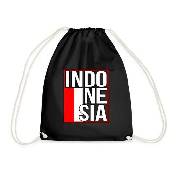 Indonésie - Sac de sport léger - noir - Devant