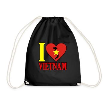 Vietnam - Sac de sport léger - noir - Devant
