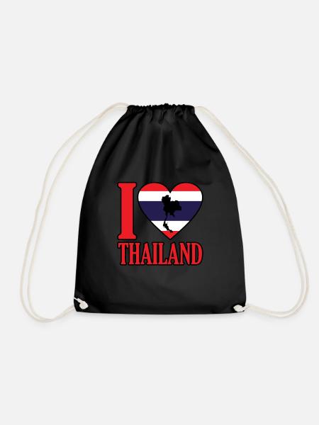 Thailand - Turnbeutel - Schwarz