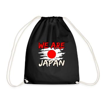 Japan - Turnbeutel - Schwarz - Vorne