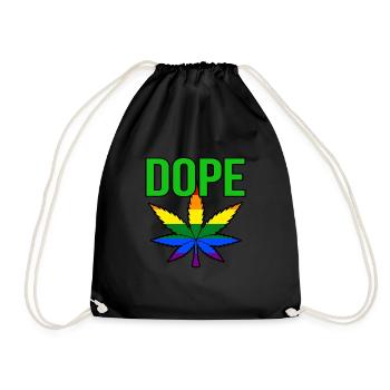 Cannabis - Sac de sport léger - noir - Devant