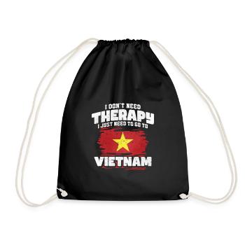 Vietnam - Sac de sport léger - noir - Devant