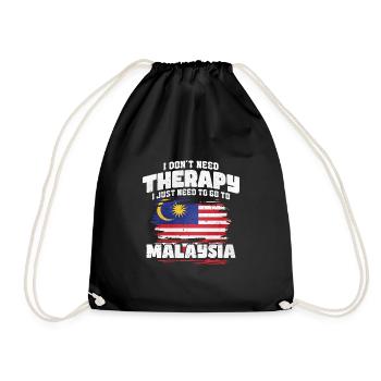 Malaisie - Sac de sport léger - noir - Devant