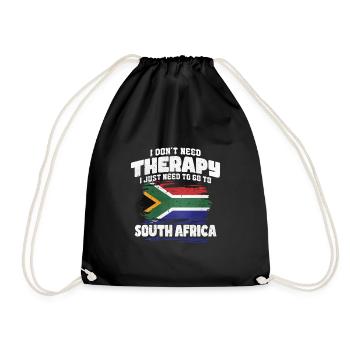 South Africa - Drawstring Bag - black - Front