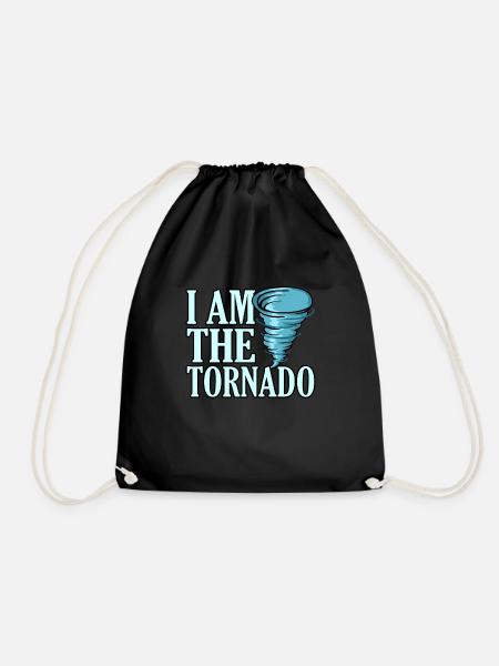 Tornado - Turnbeutel - Schwarz