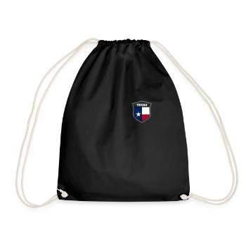 Texas - Turnbeutel - Schwarz - Vorne