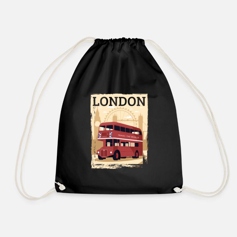 Londres - Sac de sport léger - noir