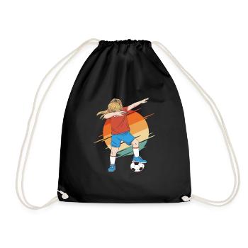 Football féminin - Sac de sport léger - noir - Devant