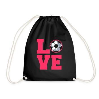 Football féminin - Sac de sport léger - noir - Devant