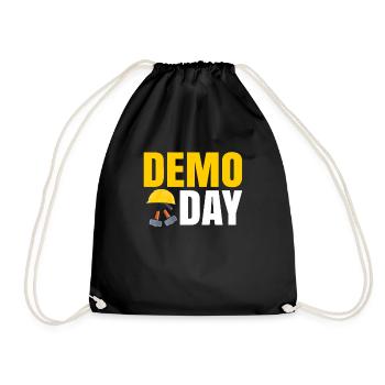 House Destruction Renovation Gift - Drawstring Bag - black - Front