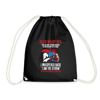 Operation Heart Gift - Drawstring Bag - black - Front