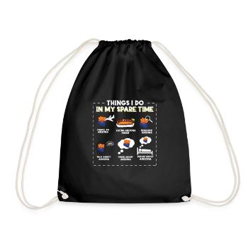 Ce que je fais pendant mon temps libre Arizona - Sac de sport léger - noir - Devant