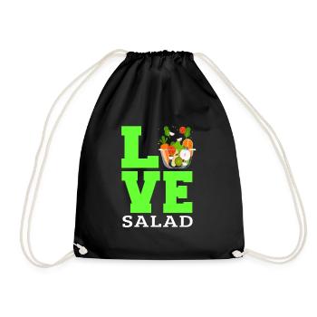 Salade d’amour - Sac de sport léger - noir - Devant