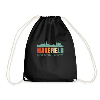 Wakefield Royaume-Uni Skyline - Sac de sport léger - noir - Devant