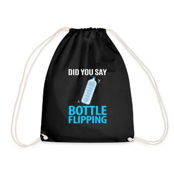 Water Bottel Flipping Gift Bottle - Sac de sport léger - noir - Devant