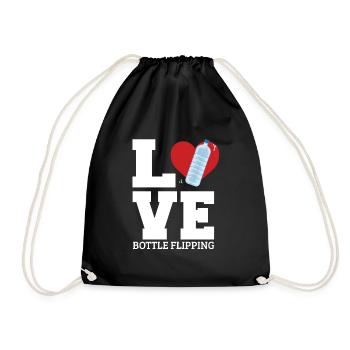 Water Bottel Flipping Gift Bottle - Sac de sport léger - noir - Devant