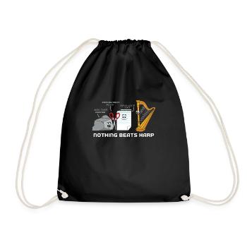 Harpe - Sac de sport léger - noir - Devant