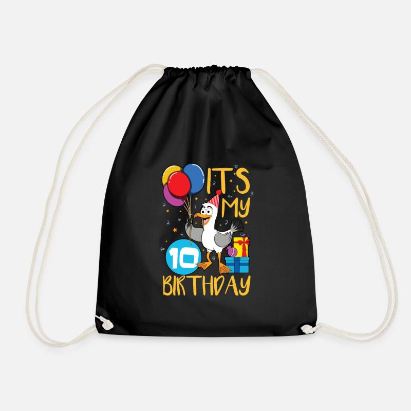 10e anniversaire - Sac de sport léger - noir