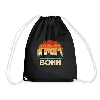 Bonn - Turnbeutel - Schwarz - Vorne