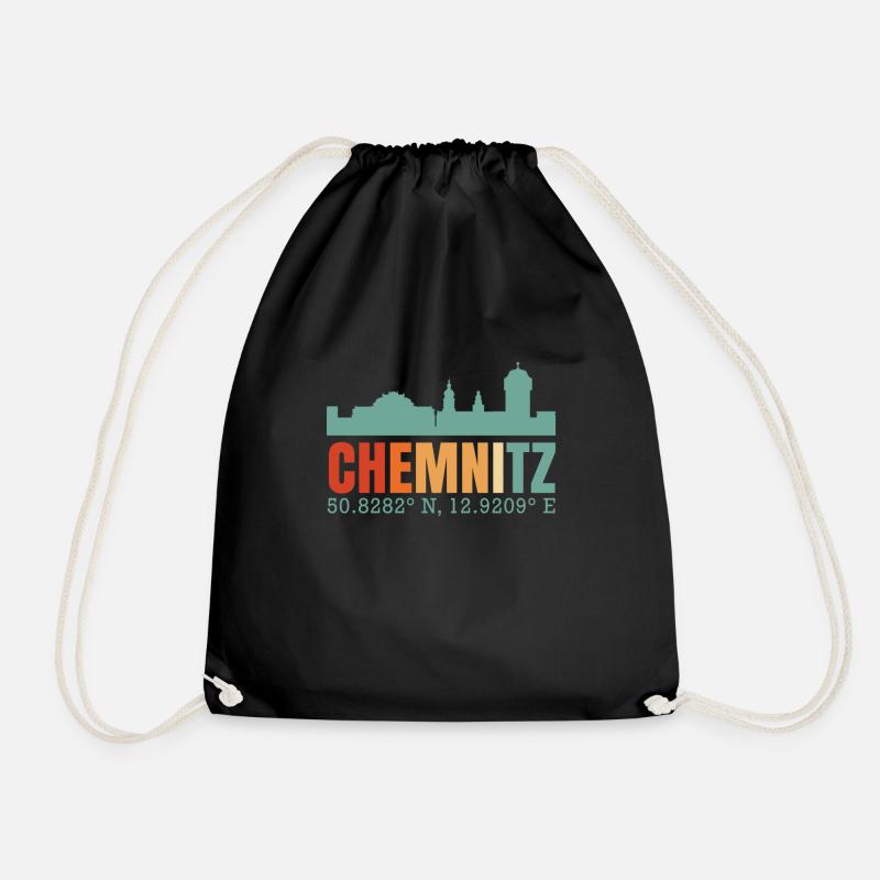Chemnitz - Turnbeutel - Schwarz