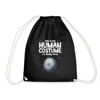 Pluto - Drawstring Bag - black - Front