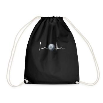 Pluto - Drawstring Bag - black - Front