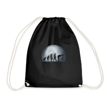 Pluto - Drawstring Bag - black - Front